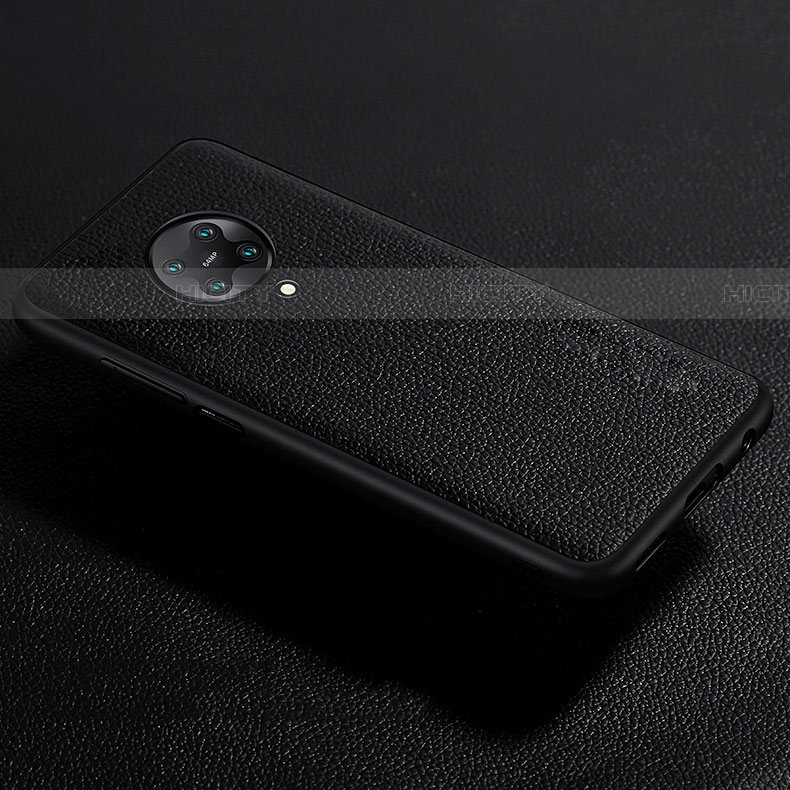 Silikon Hülle Handyhülle Gummi Schutzhülle Leder Tasche für Xiaomi Redmi K30 Pro 5G Schwarz