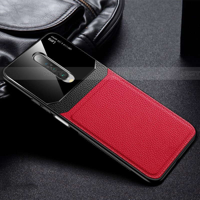 Silikon Hülle Handyhülle Gummi Schutzhülle Leder Tasche für Xiaomi Redmi K30i 5G Rot