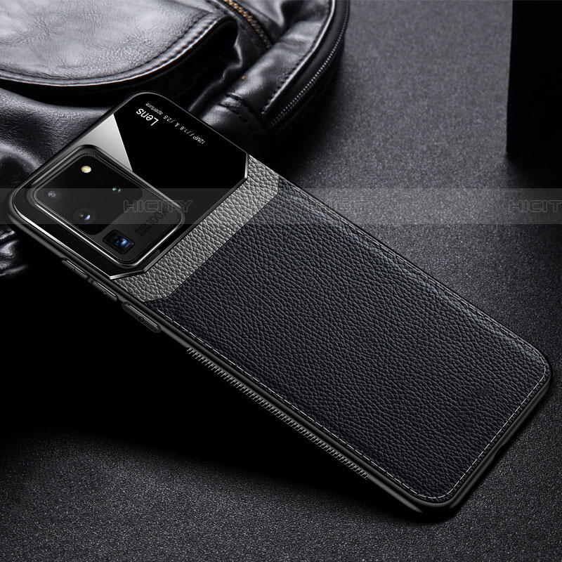 Silikon Hülle Handyhülle Gummi Schutzhülle Leder Tasche H01 für Samsung Galaxy S20 Ultra