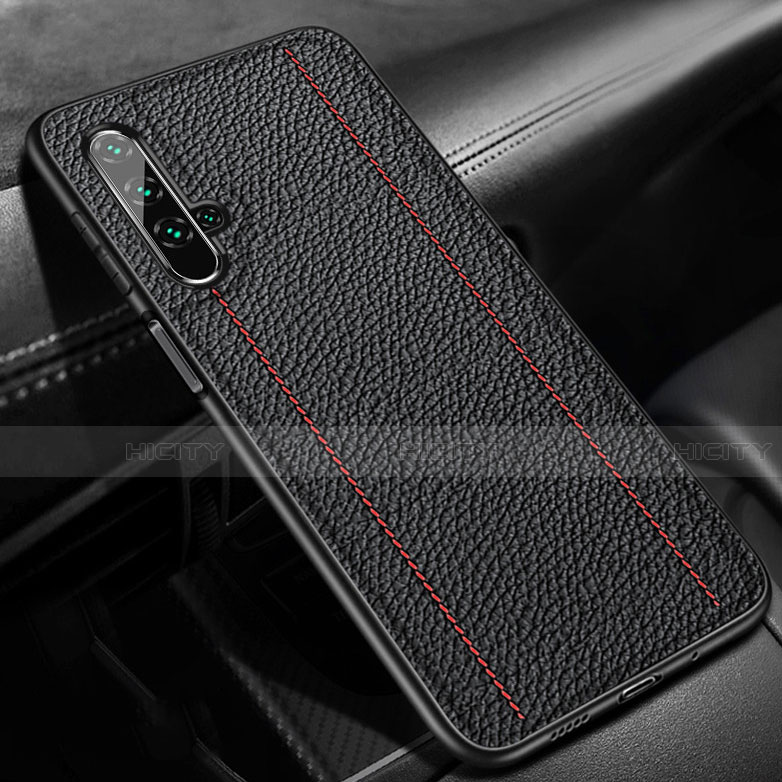 Silikon Hülle Handyhülle Gummi Schutzhülle Leder Tasche H02 für Huawei Honor 20S