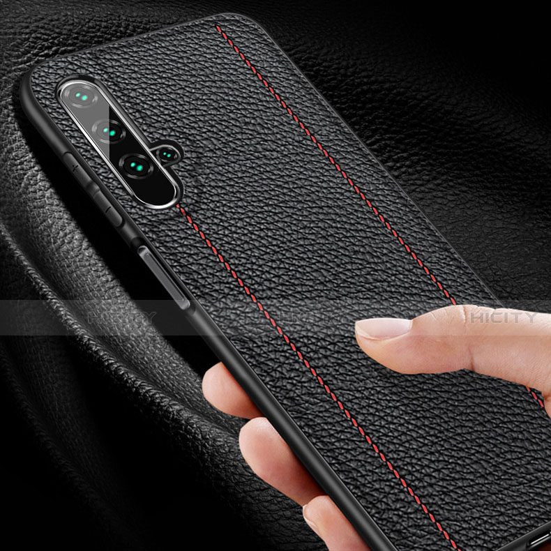 Silikon Hülle Handyhülle Gummi Schutzhülle Leder Tasche H02 für Huawei Honor 20S