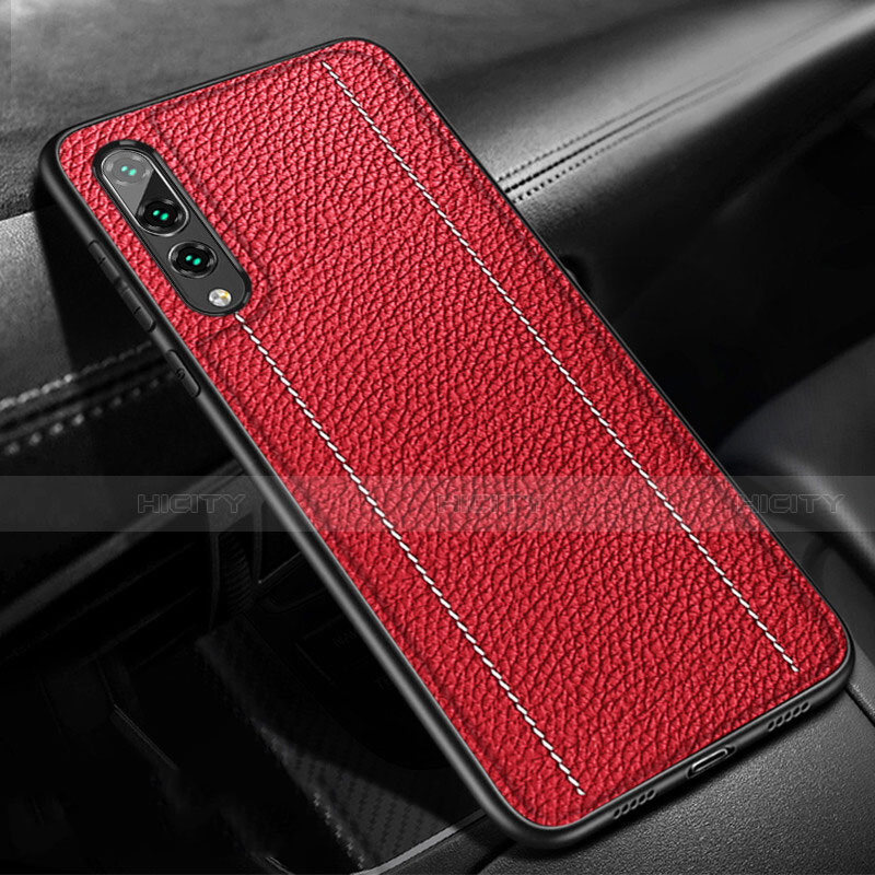 Silikon Hülle Handyhülle Gummi Schutzhülle Leder Tasche H02 für Huawei P20 Pro