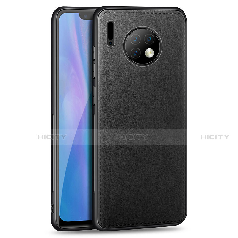 Silikon Hülle Handyhülle Gummi Schutzhülle Leder Tasche H03 für Huawei Mate 30 5G Schwarz