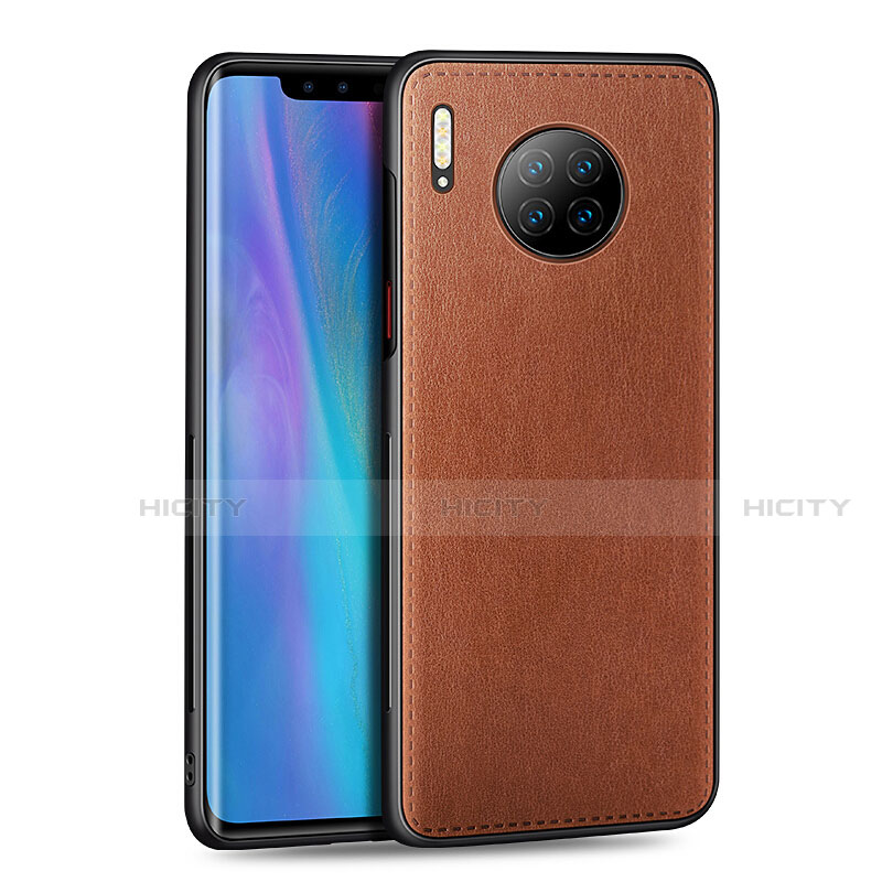 Silikon Hülle Handyhülle Gummi Schutzhülle Leder Tasche H03 für Huawei Mate 30 Orange