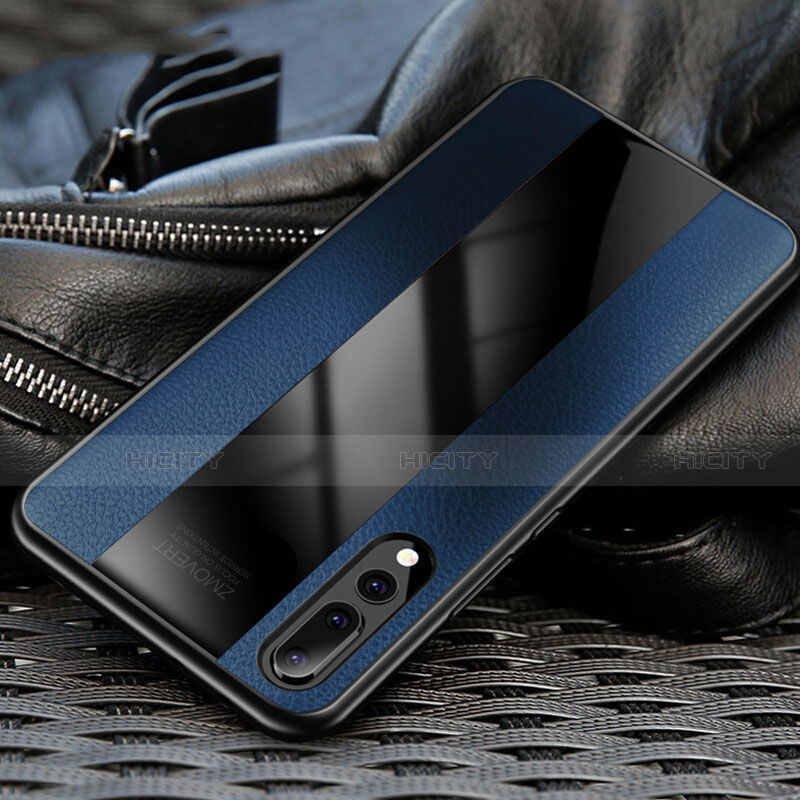 Silikon Hülle Handyhülle Gummi Schutzhülle Leder Tasche H03 für Huawei P20 Pro