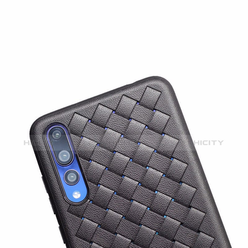 Silikon Hülle Handyhülle Gummi Schutzhülle Leder Tasche S01 für Huawei P20 Pro