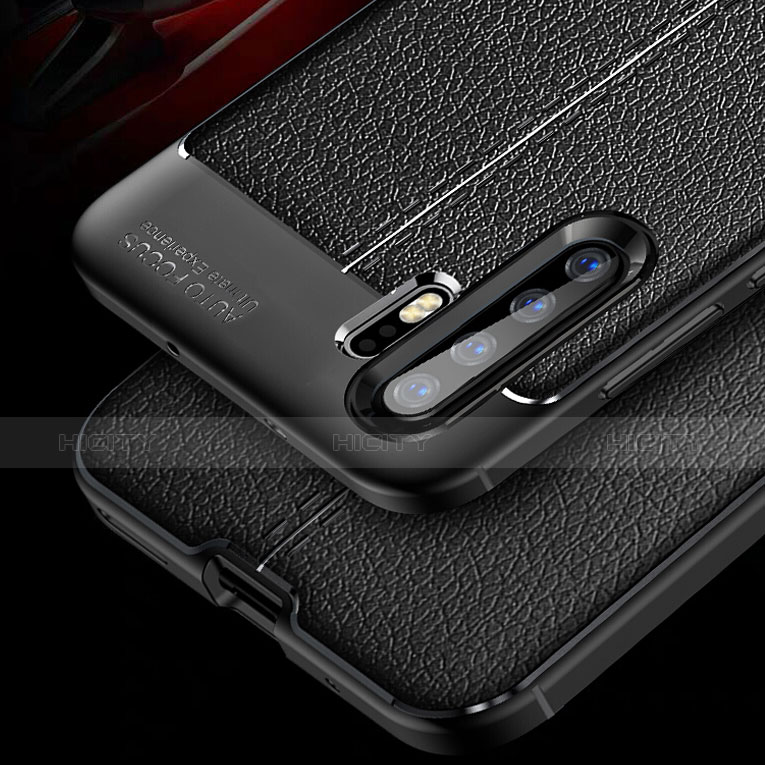 Silikon Hülle Handyhülle Gummi Schutzhülle Leder Tasche S01 für Huawei P30 Pro New Edition groß