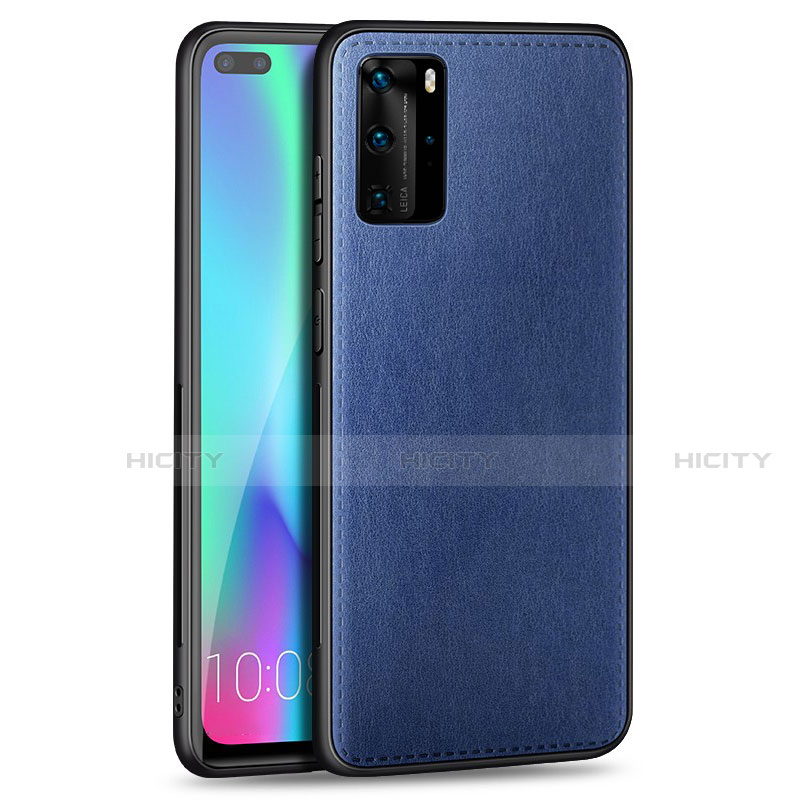 Silikon Hülle Handyhülle Gummi Schutzhülle Leder Tasche S01 für Huawei P40 Pro groß