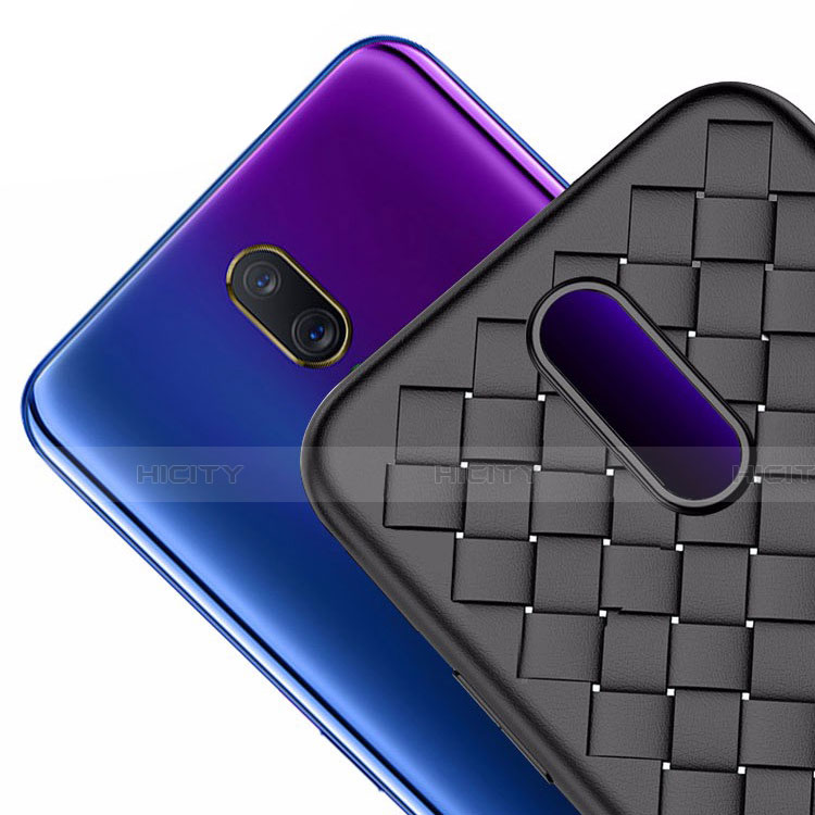 Silikon Hülle Handyhülle Gummi Schutzhülle Leder Tasche S01 für Oppo A9