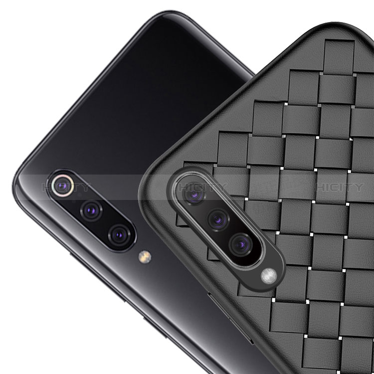 Silikon Hülle Handyhülle Gummi Schutzhülle Leder Tasche S01 für Samsung Galaxy A50S groß