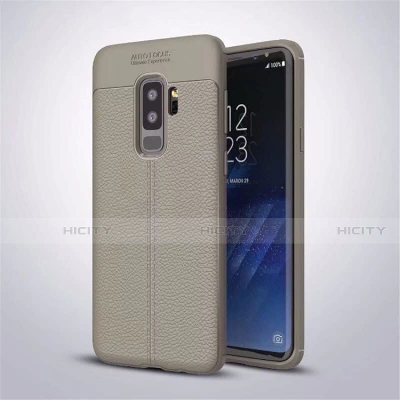 Silikon Hülle Handyhülle Gummi Schutzhülle Leder Tasche S01 für Samsung Galaxy S9 Plus