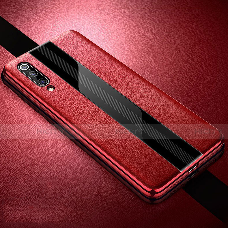 Silikon Hülle Handyhülle Gummi Schutzhülle Leder Tasche S01 für Xiaomi Mi 9 Lite Rot