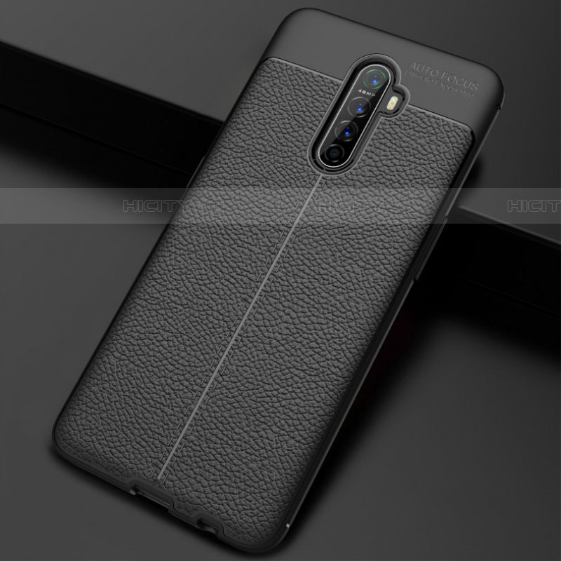 Silikon Hülle Handyhülle Gummi Schutzhülle Leder Tasche S02 für Oppo Reno Ace