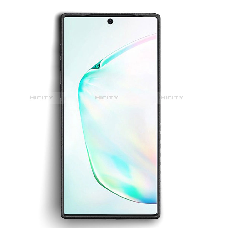 Silikon Hülle Handyhülle Gummi Schutzhülle Leder Tasche S02 für Samsung Galaxy Note 10 groß