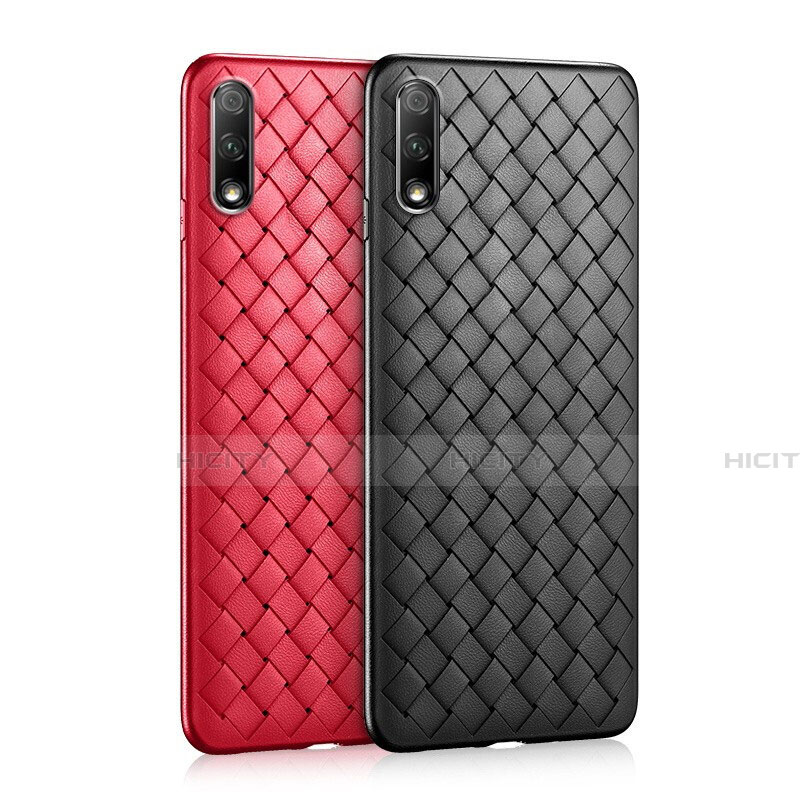 Silikon Hülle Handyhülle Gummi Schutzhülle Leder Tasche S03 für Huawei P Smart Z (2019)