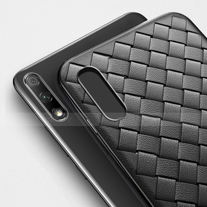 Silikon Hülle Handyhülle Gummi Schutzhülle Leder Tasche S03 für Huawei P Smart Z (2019)