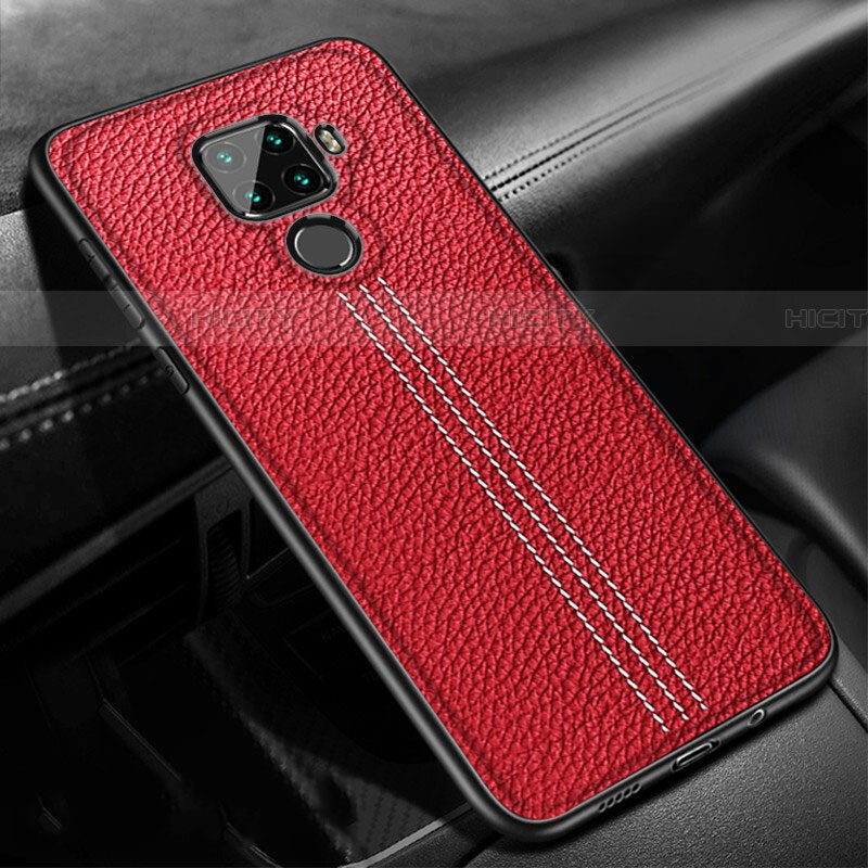 Silikon Hülle Handyhülle Gummi Schutzhülle Leder Tasche S04 für Huawei Nova 5i Pro Rot Plus