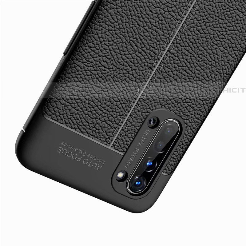 Silikon Hülle Handyhülle Gummi Schutzhülle Leder Tasche S05 für Oppo Reno3 groß