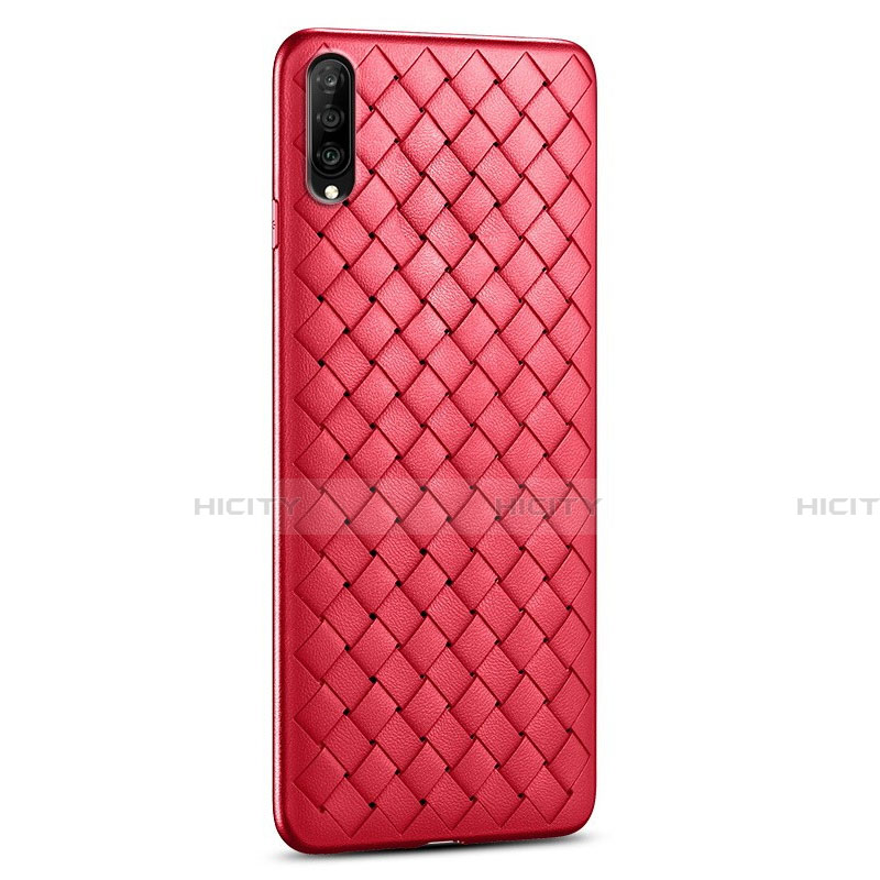 Silikon Hülle Handyhülle Gummi Schutzhülle Leder Tasche S06 für Huawei Honor 9X Pro Rot