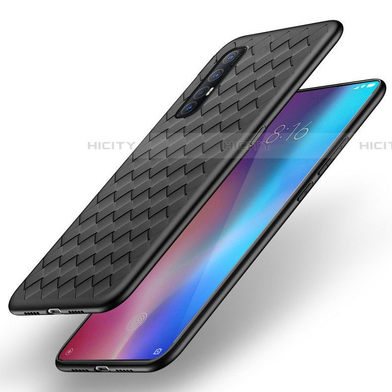 Silikon Hülle Handyhülle Gummi Schutzhülle Leder Tasche S08 für Oppo Find X2 Neo groß