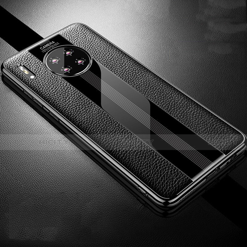 Silikon Hülle Handyhülle Gummi Schutzhülle Leder Tasche Z01 für Huawei Mate 30 Schwarz