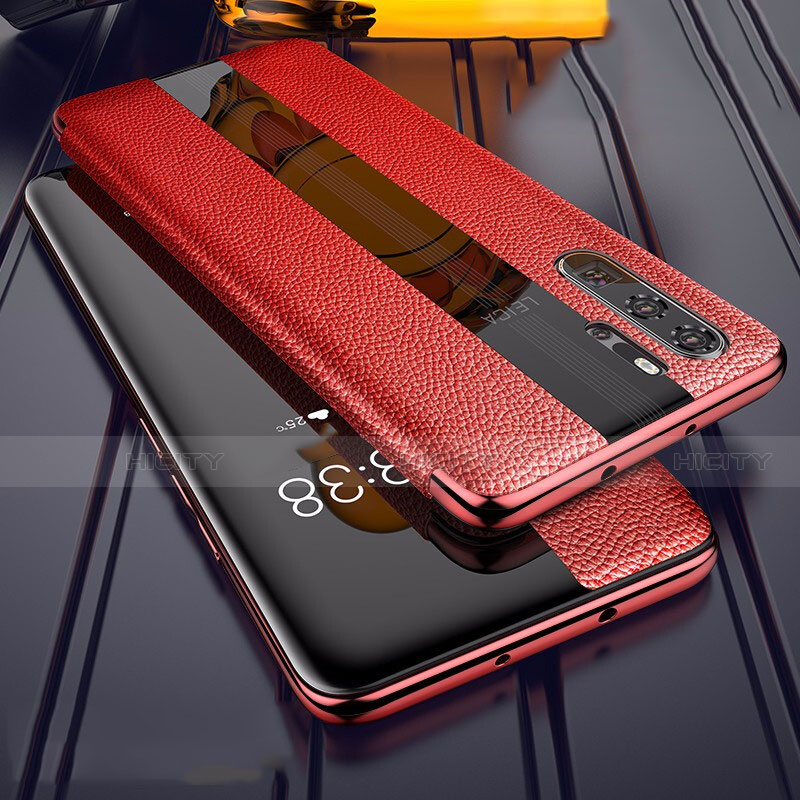 Silikon Hülle Handyhülle Gummi Schutzhülle Leder Tasche Z01 für Huawei P30 Pro New Edition Rot