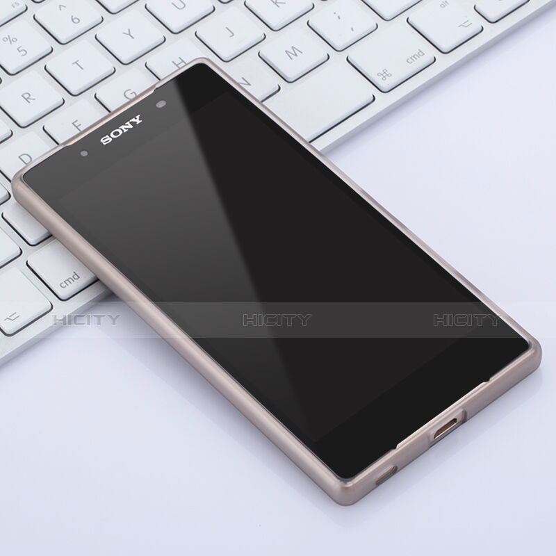 Silikon Hülle Handyhülle Gummi Schutzhülle Matt für Sony Xperia Z5 Gold