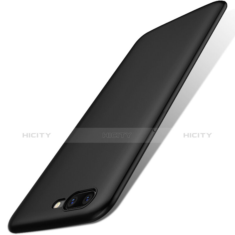 Silikon Hülle Handyhülle Gummi Schutzhülle S01 für OnePlus 5 Schwarz