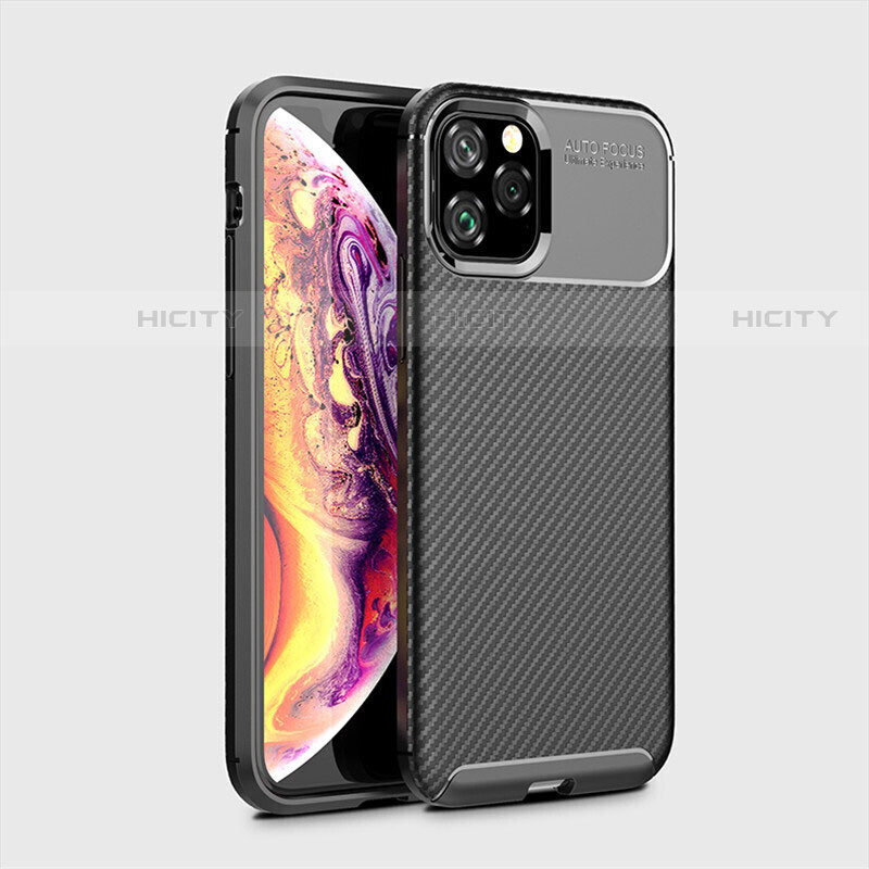 Silikon Hülle Handyhülle Gummi Schutzhülle Tasche Köper für Apple iPhone 11 Pro Max Schwarz Plus