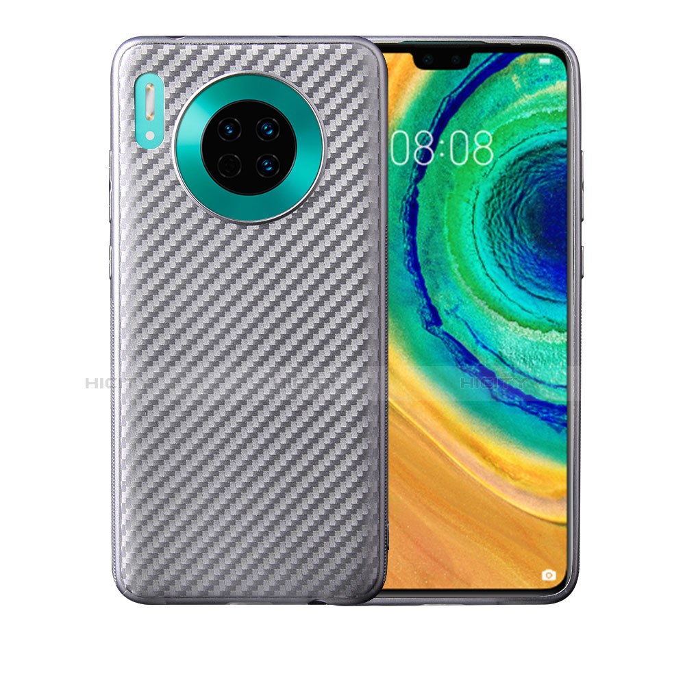 Silikon Hülle Handyhülle Gummi Schutzhülle Tasche Köper für Huawei Mate 30 Silber