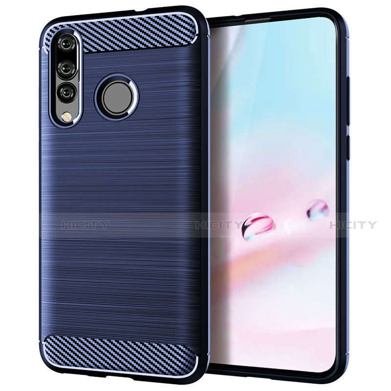 Silikon Hülle Handyhülle Gummi Schutzhülle Tasche Köper für Huawei P30 Lite New Edition Blau