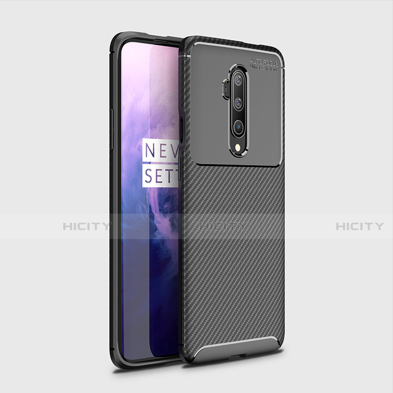 Silikon Hülle Handyhülle Gummi Schutzhülle Tasche Köper für OnePlus 7T Pro 5G Schwarz