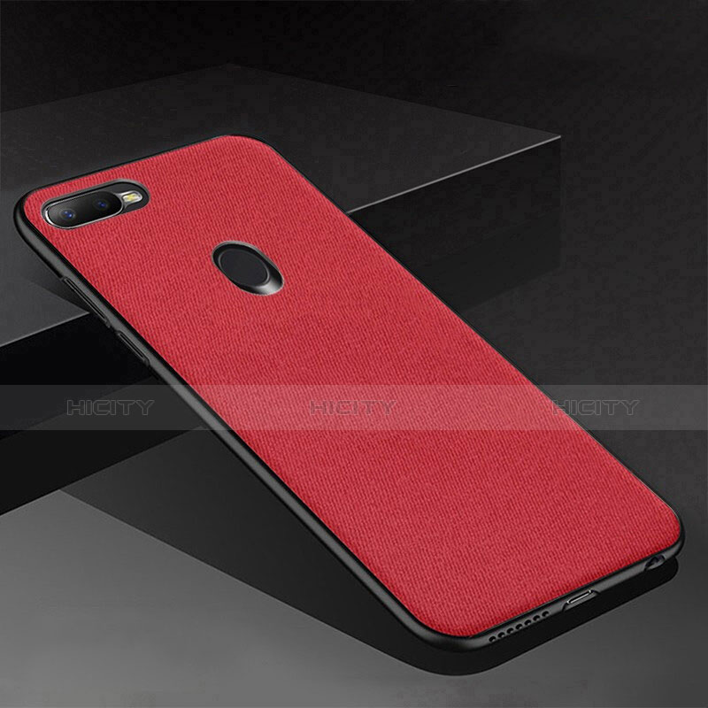 Silikon Hülle Handyhülle Gummi Schutzhülle Tasche Köper für Oppo A7 Rot