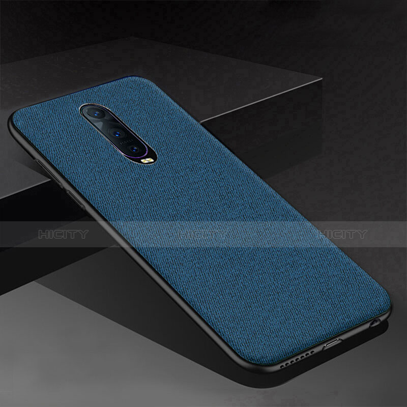 Silikon Hülle Handyhülle Gummi Schutzhülle Tasche Köper für Oppo RX17 Pro Blau