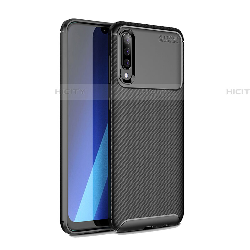 Silikon Hülle Handyhülle Gummi Schutzhülle Tasche Köper für Samsung Galaxy A70S Schwarz