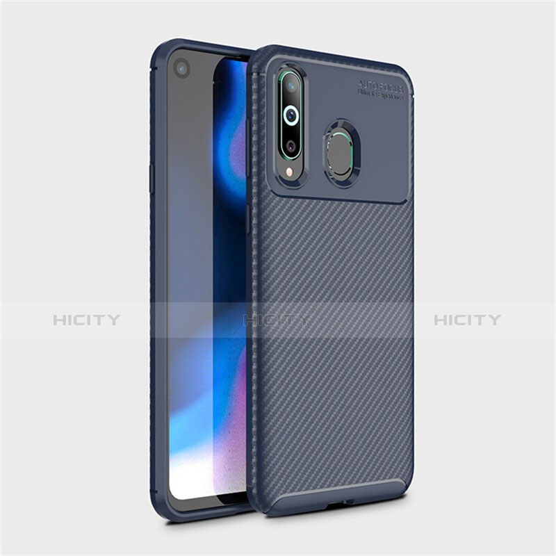 Silikon Hülle Handyhülle Gummi Schutzhülle Tasche Köper für Samsung Galaxy A8s SM-G8870 Blau Plus