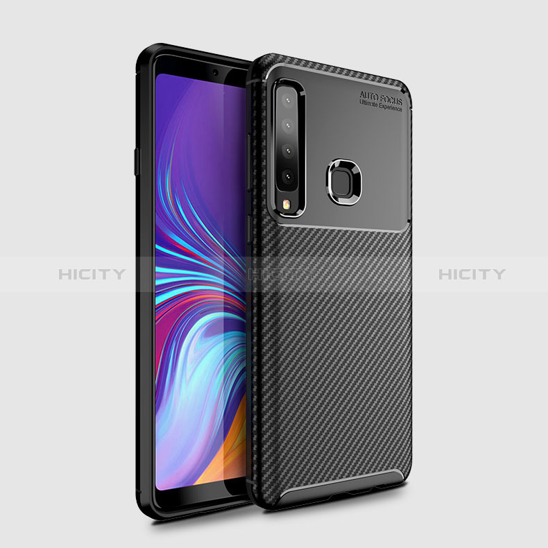 Silikon Hülle Handyhülle Gummi Schutzhülle Tasche Köper für Samsung Galaxy A9 Star Pro Schwarz Plus