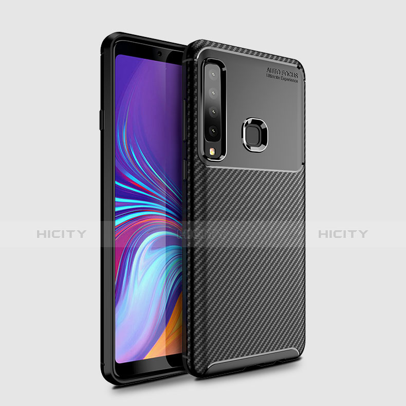 Silikon Hülle Handyhülle Gummi Schutzhülle Tasche Köper für Samsung Galaxy A9s Schwarz