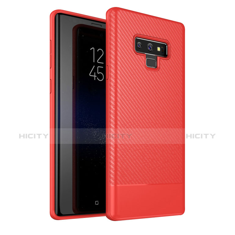 Silikon Hülle Handyhülle Gummi Schutzhülle Tasche Köper für Samsung Galaxy Note 9 Rot