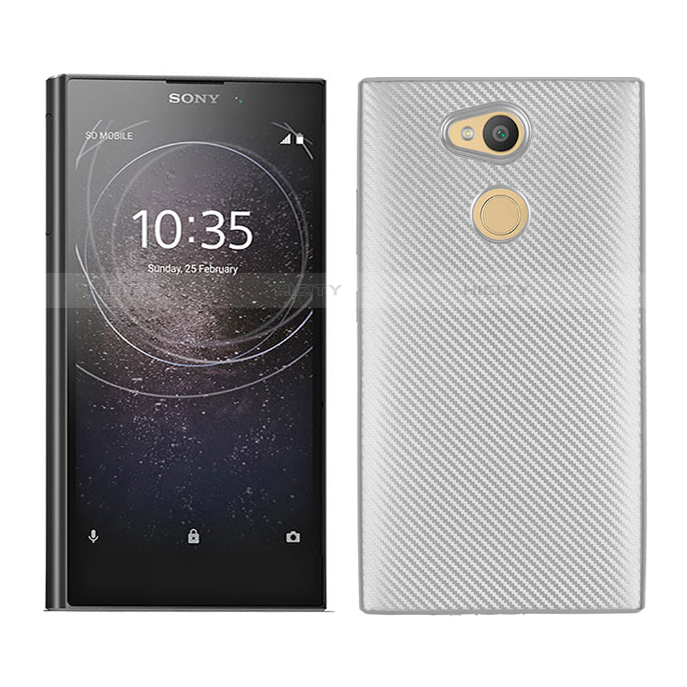 Silikon Hülle Handyhülle Gummi Schutzhülle Tasche Köper für Sony Xperia L2 Weiß