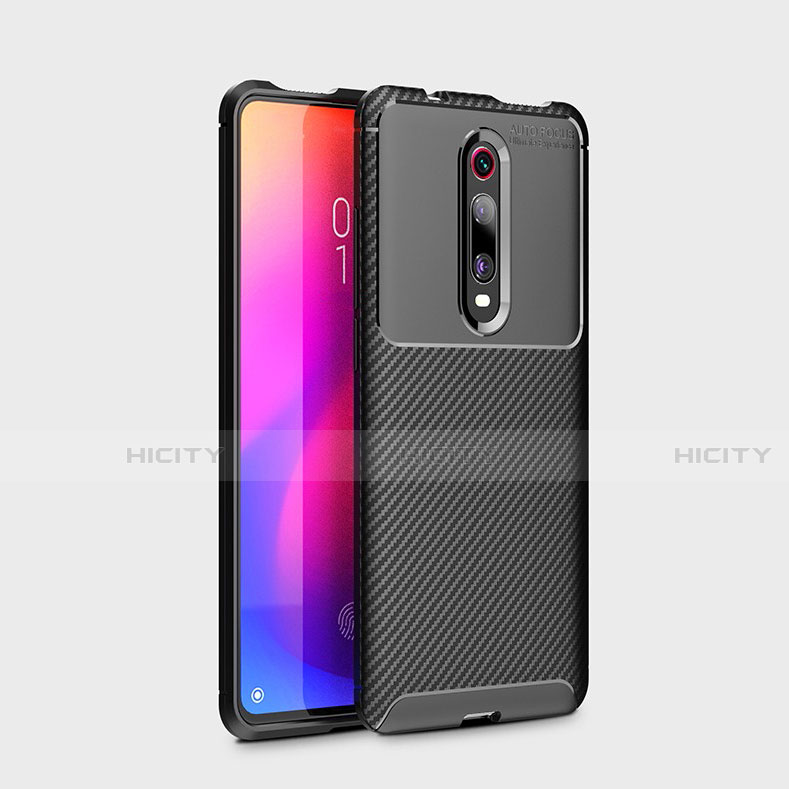 Silikon Hülle Handyhülle Gummi Schutzhülle Tasche Köper für Xiaomi Mi 9T Pro Schwarz