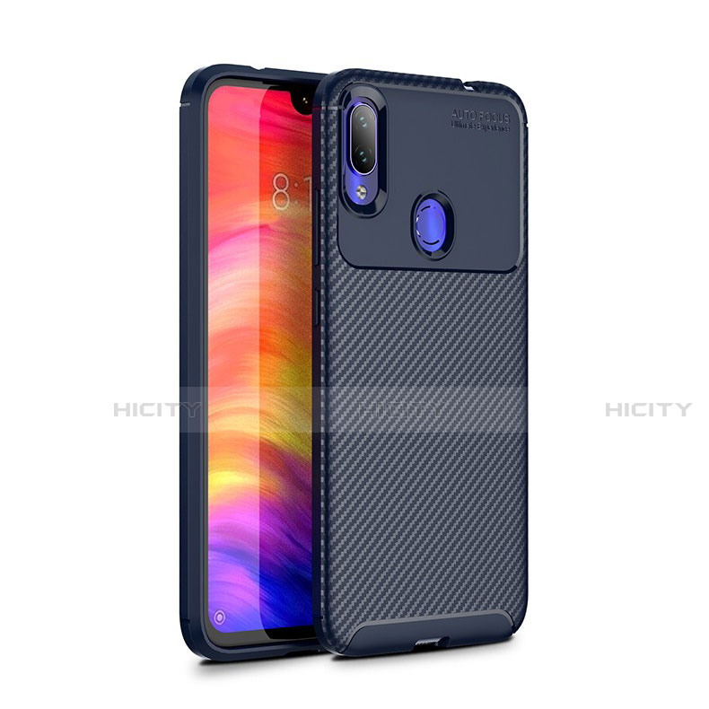 Silikon Hülle Handyhülle Gummi Schutzhülle Tasche Köper für Xiaomi Redmi Note 7 Blau