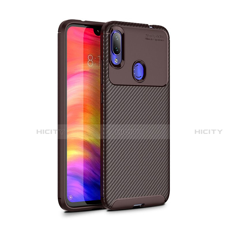 Silikon Hülle Handyhülle Gummi Schutzhülle Tasche Köper für Xiaomi Redmi Note 7 Pro Braun