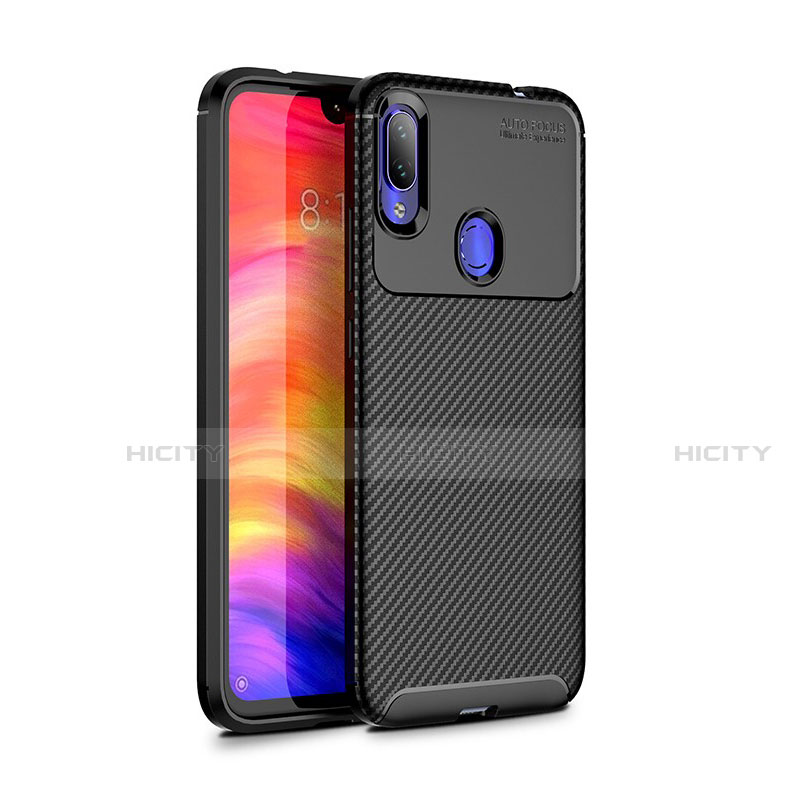 Silikon Hülle Handyhülle Gummi Schutzhülle Tasche Köper für Xiaomi Redmi Note 7 Pro Schwarz