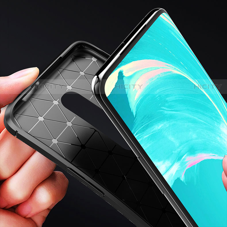 Silikon Hülle Handyhülle Gummi Schutzhülle Tasche Köper S01 für OnePlus 7 Pro