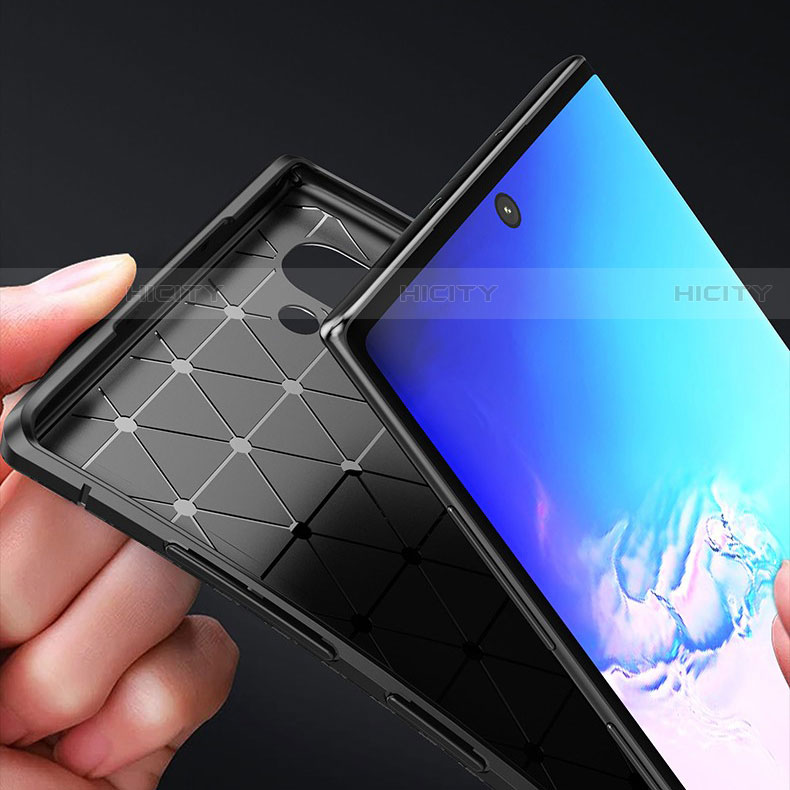 Silikon Hülle Handyhülle Gummi Schutzhülle Tasche Köper S01 für Samsung Galaxy Note 10