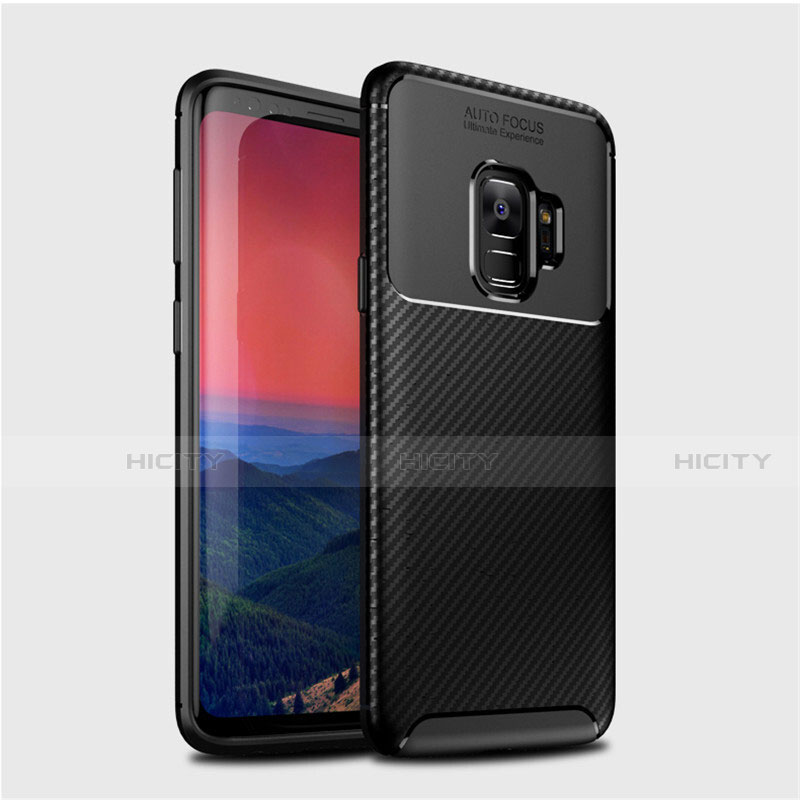 Silikon Hülle Handyhülle Gummi Schutzhülle Tasche Köper S01 für Samsung Galaxy S9 groß