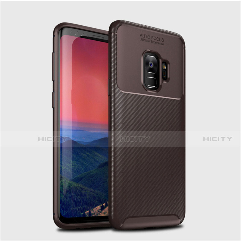 Silikon Hülle Handyhülle Gummi Schutzhülle Tasche Köper S01 für Samsung Galaxy S9 groß