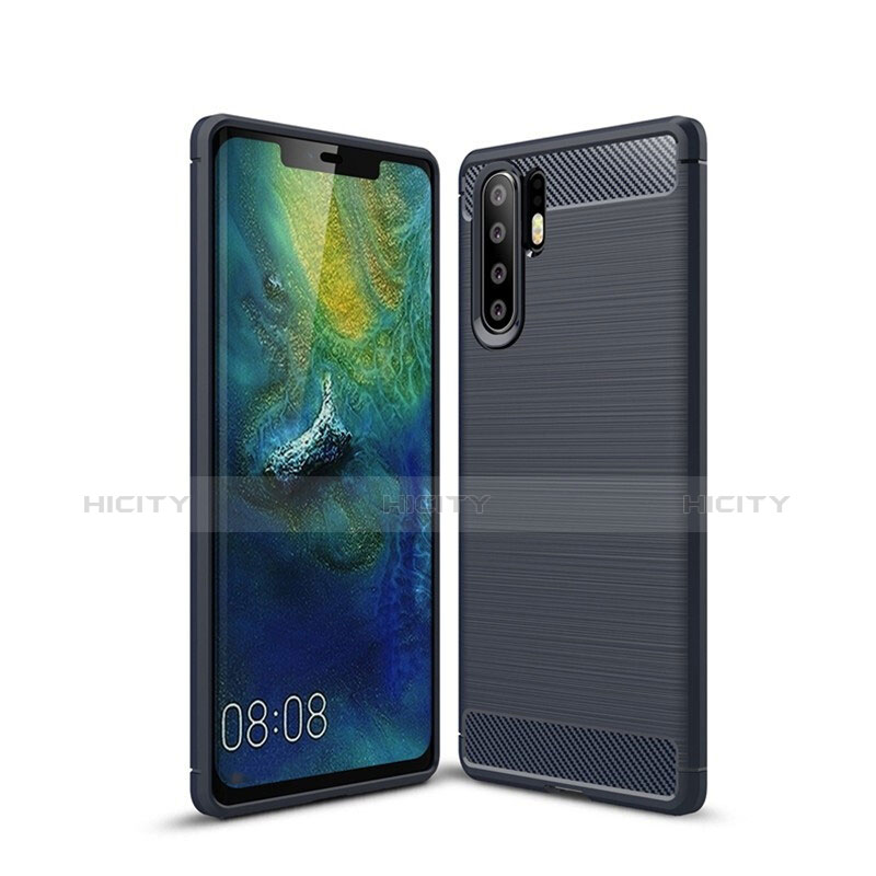 Silikon Hülle Handyhülle Gummi Schutzhülle Tasche Köper S03 für Huawei P30 Pro New Edition Blau