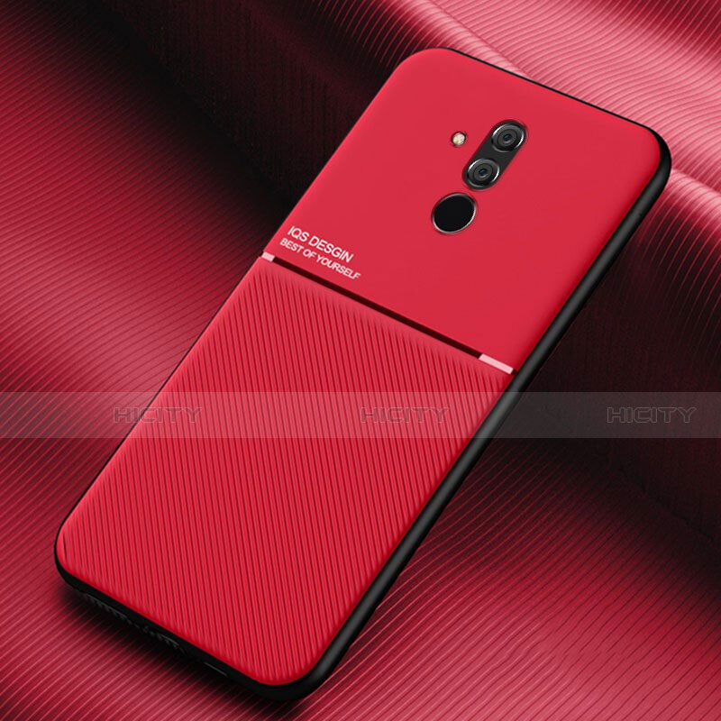 Silikon Hülle Handyhülle Gummi Schutzhülle Tasche Köper Y01 für Huawei Mate 20 Lite Rot